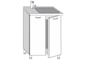2.60.2м Шкаф-стол на 600мм под врезную мойку с 2-мя дверцами в Ирбите - irbit.magazin-mebel74.ru | фото