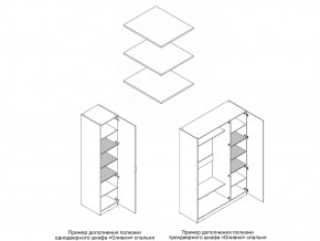 Комплект полок шкафа 1 дверного или 3 дверного в Ирбите - irbit.magazin-mebel74.ru | фото
