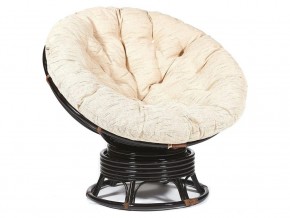 Кресло-качалка Papasan w 23/01 B с подушкой Antique brown, ткань Старт в Ирбите - irbit.magazin-mebel74.ru | фото