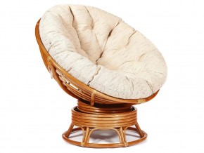 Кресло-качалка Papasan w 23/01 B с подушкой Cognac, ткань Старт в Ирбите - irbit.magazin-mebel74.ru | фото