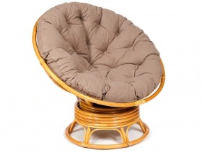 Кресло-качалка Papasan w 23/01 B с подушкой Honey, экошерсть Коричневый в Ирбите - irbit.magazin-mebel74.ru | фото