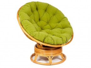 Кресло-качалка Papasan w 23/01 B с подушкой Honey, флок Олива в Ирбите - irbit.magazin-mebel74.ru | фото