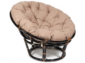 Кресло Papasan 23/01 W с подушкой Antique brown, экошерсть Коричневый в Ирбите - irbit.magazin-mebel74.ru | фото