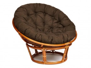 Кресло Papasan 23/01 W с подушкой Cognac, ткань Коричневый в Ирбите - irbit.magazin-mebel74.ru | фото