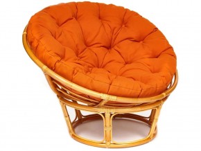 Кресло Papasan 23/01 W с подушкой Honey, ткань Оранжевый в Ирбите - irbit.magazin-mebel74.ru | фото