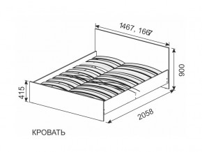 Кровать 1600х2000 ортопедическое основание в Ирбите - irbit.magazin-mebel74.ru | фото