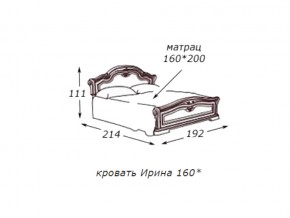 Кровать 2-х спальная 1600*2000 с ортопедом в Ирбите - irbit.magazin-mebel74.ru | фото