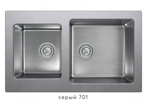 Мойка комбинированная Tolero twist TTS-840 Серый 701 в Ирбите - irbit.magazin-mebel74.ru | фото