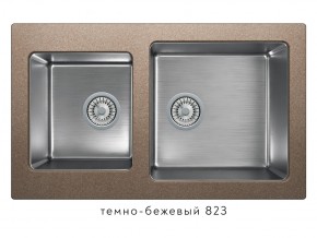 Мойка комбинированная Tolero twist TTS-840 Темно-бежевый 823 в Ирбите - irbit.magazin-mebel74.ru | фото