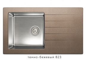 Мойка комбинированная Tolero twist TTS-860 Темно-бежевый 82 в Ирбите - irbit.magazin-mebel74.ru | фото