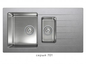 Мойка комбинированная Tolero twist TTS-890 Серый 701 в Ирбите - irbit.magazin-mebel74.ru | фото