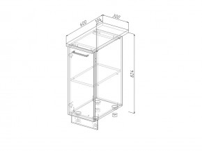 Н 30 Модуль нижний Без Столешницы МН 30 в Ирбите - irbit.magazin-mebel74.ru | фото