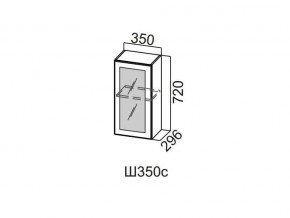 Ш350с/720 Шкаф навесной 350/720 (со стеклом) в Ирбите - irbit.magazin-mebel74.ru | фото