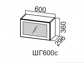 ШГ600с/360 Шкаф навесной 600/360 (горизонт. со стеклом) в Ирбите - irbit.magazin-mebel74.ru | фото