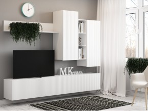 Стенка НМ-001 Сканди МДФ фасад белый в Ирбите - irbit.magazin-mebel74.ru | фото