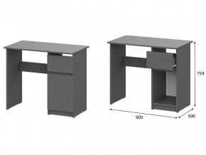 Стол письменный 900 Денвер Графит серый в Ирбите - irbit.magazin-mebel74.ru | фото